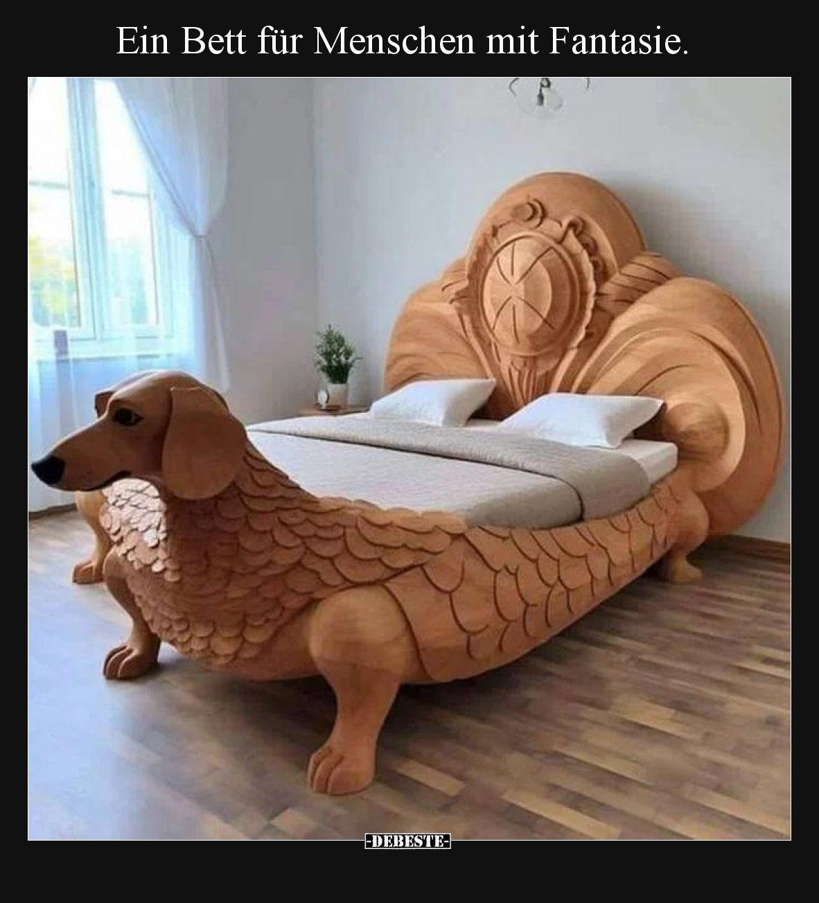 Ein Bett für Menschen mit Fantasie