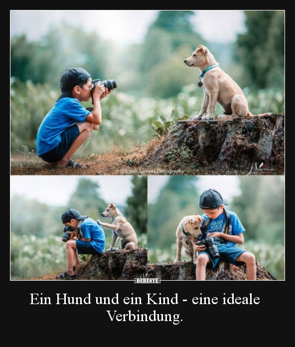 Ein Hund und ein Kind - eine ideale Verbindung... - Lustige Bilder | DEBESTE.de