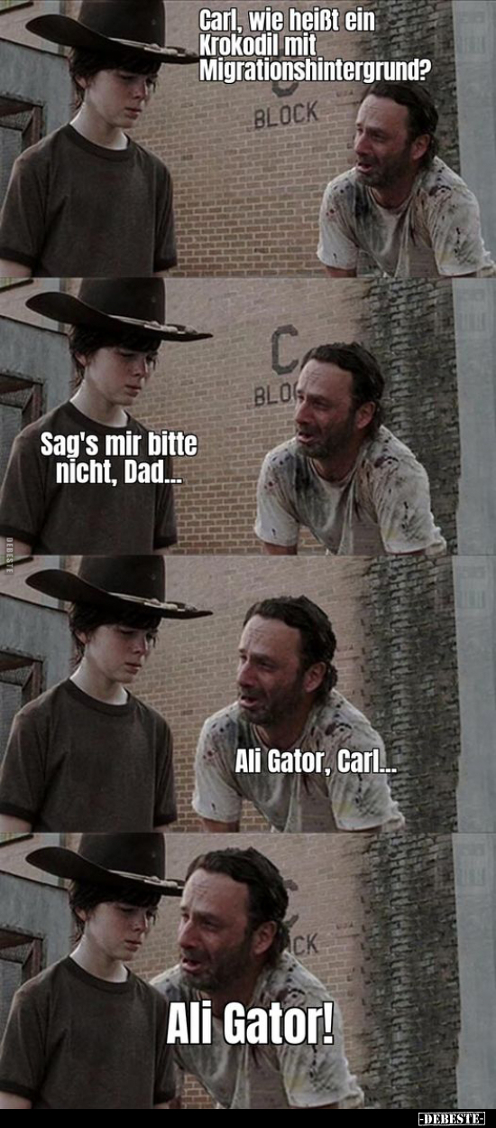 Carl, wie heißt ein Krokodil mit.. - Lustige Bilder | DEBESTE.de