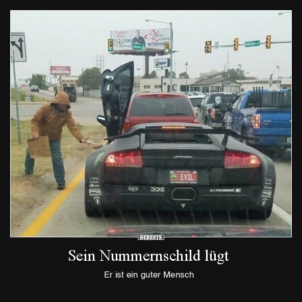 Sein Nummernschild lügt.. - Lustige Bilder | DEBESTE.de