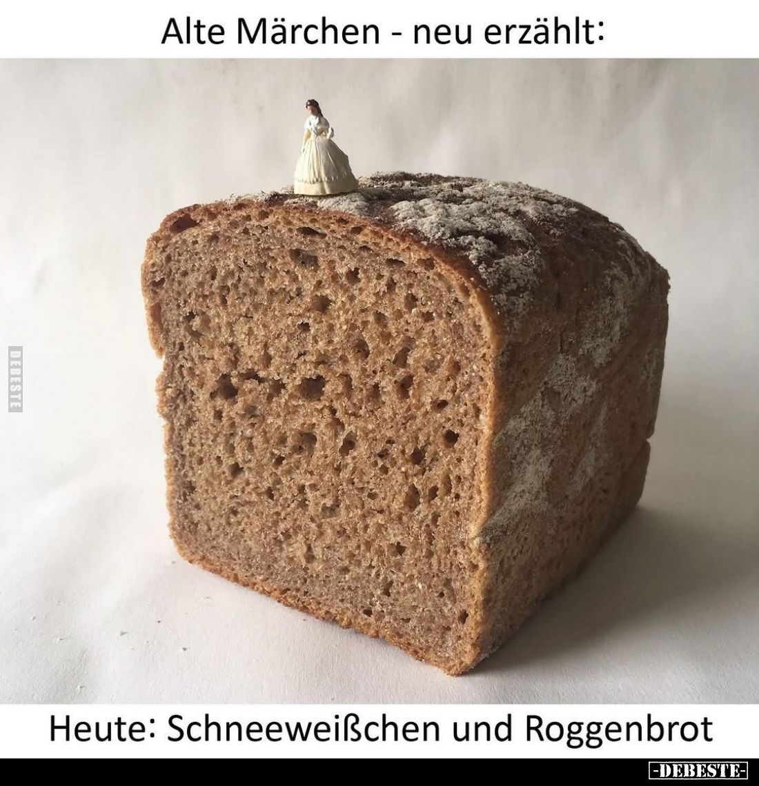 Alte Märchen - neu erzählt: Heute: Schneeweißchen und Roggenbrot
