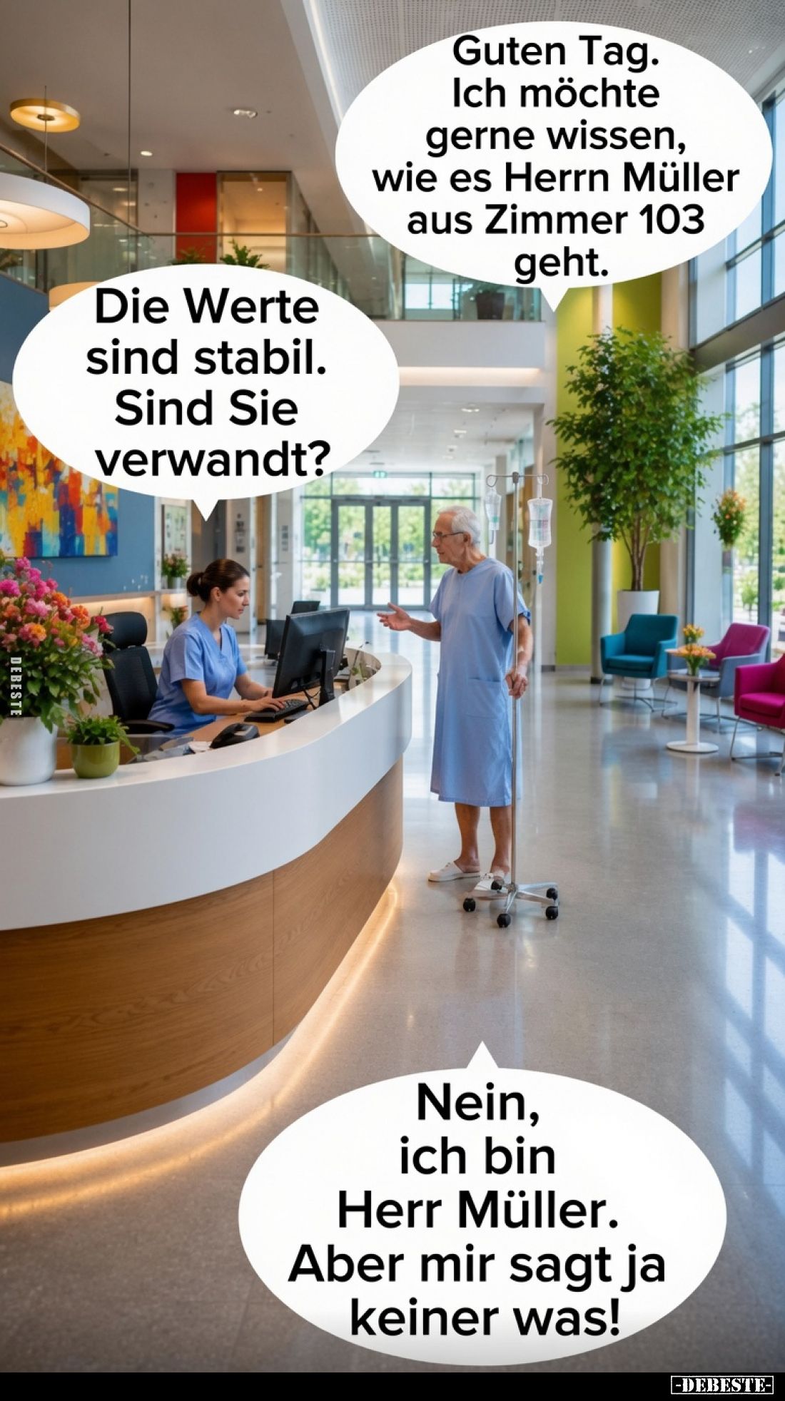 Guten Tag. Ich möchte gerne wissen.. - Lustige Bilder | DEBESTE.de
