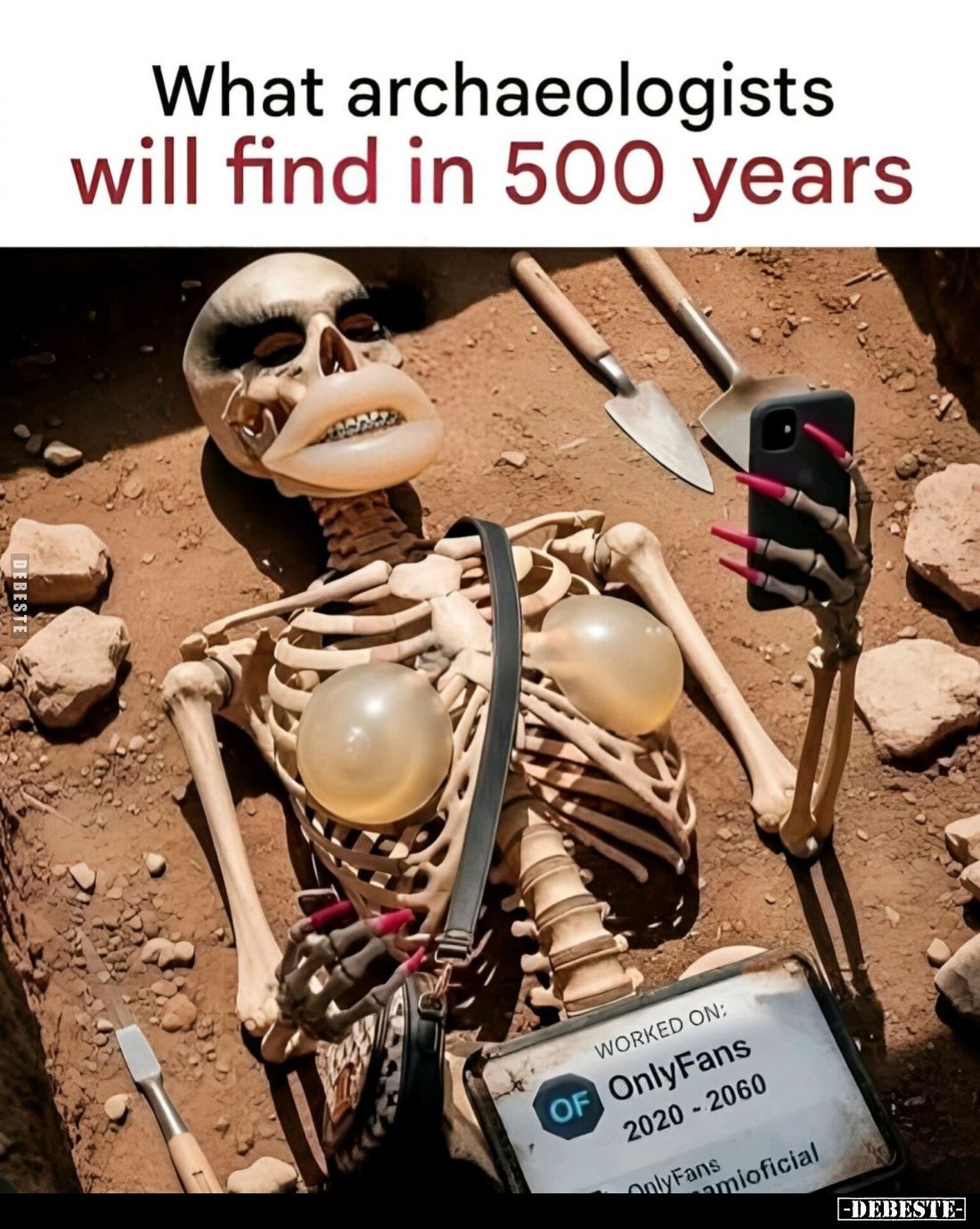 What archaeologists will find in 500 years.
