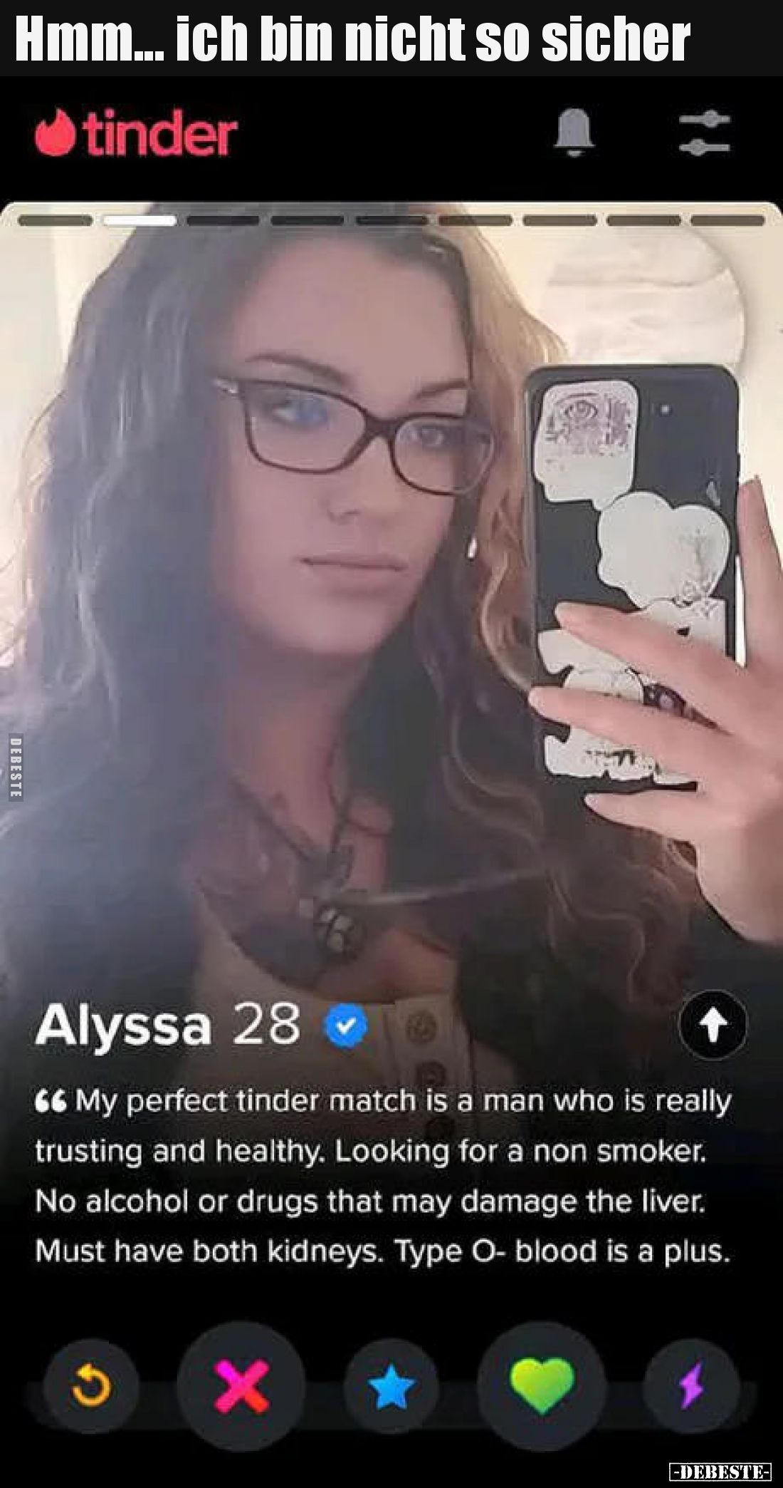 Hmm... ich bin nicht so sicher..