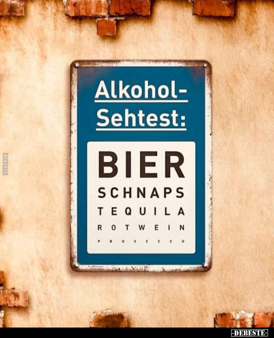 Alkoholsehtest... - Lustige Bilder | DEBESTE.de