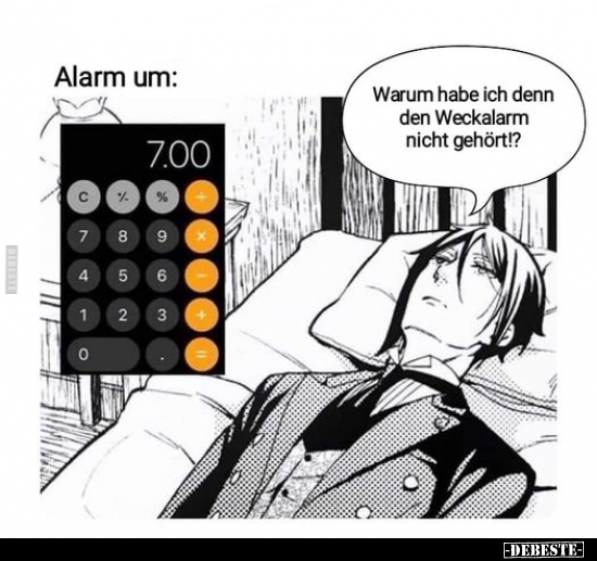 Alarm um: 7.00.. - Lustige Bilder | DEBESTE.de