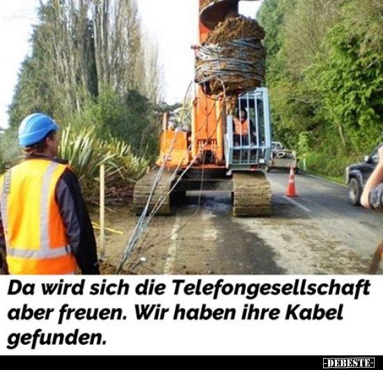 Da wird sich die Telefongesellschaft aber freuen... - Lustige Bilder | DEBESTE.de