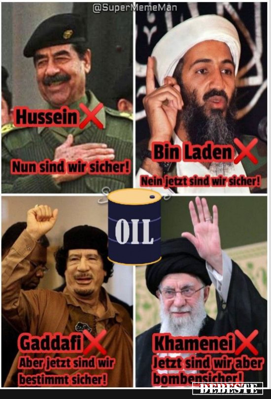 Es ging immer nur um Öl - Lustige Bilder | DEBESTE.de