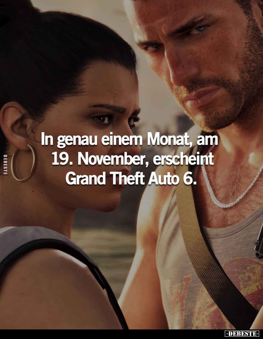 In genau einem Monat, am 19. November, erscheint Grand Theft Auto 6.
