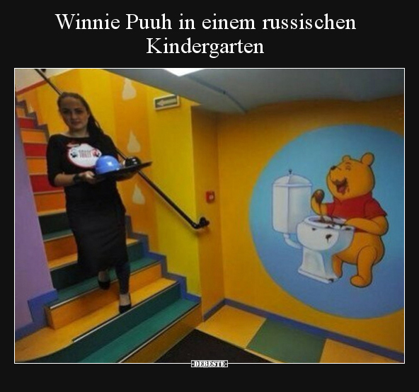 Winnie Puuh in einem russischen Kindergarten.. - Lustige Bilder | DEBESTE.de