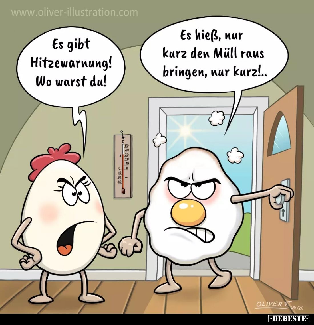 Es gibt Hitzewarnung! Wo warst du!.. - Lustige Bilder | DEBESTE.de