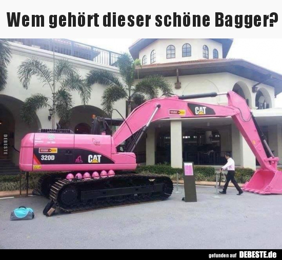 Wem gehört dieser schöne Bagger ? :) - Lustige Bilder | DEBESTE.de