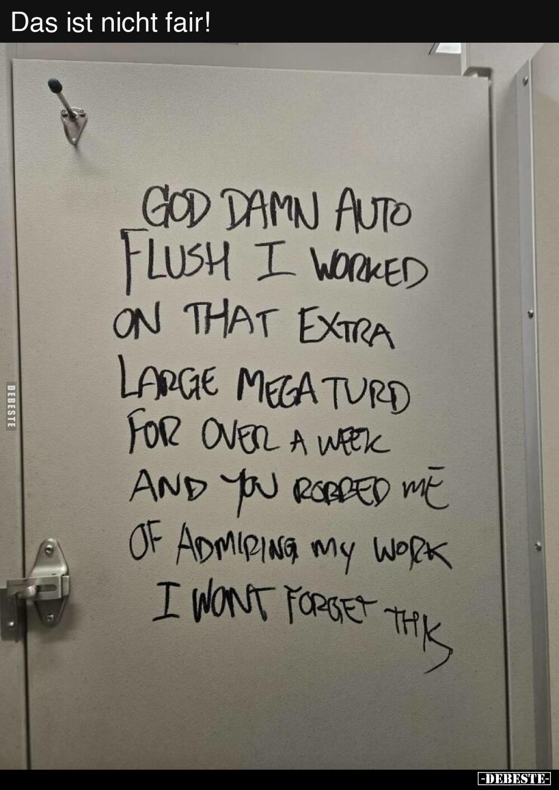 Das ist nicht fair!..