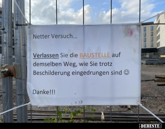 Netter Versuch.. - Lustige Bilder | DEBESTE.de