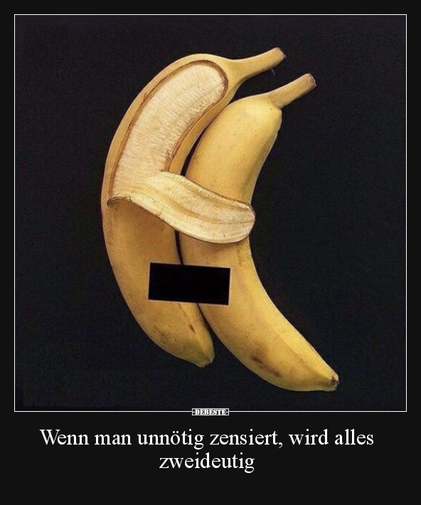 Wenn man unnötig zensiert, wird alles zweideutig.. - Lustige Bilder | DEBESTE.de