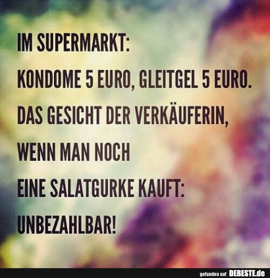 Im Supermarkt..