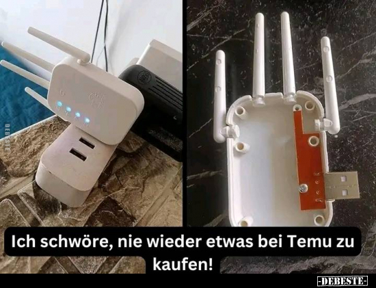 Ich schwöre, nie wieder etwas bei Temu zu kaufen!.. - Lustige Bilder | DEBESTE.de