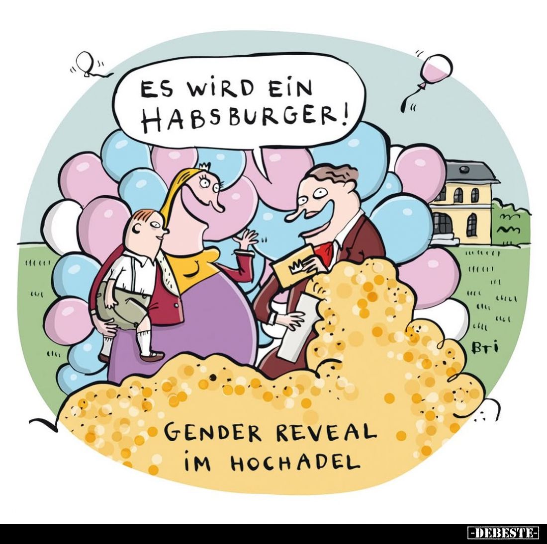 Es wird ein Habsburger!
-
Gender Reveal im Hochadel