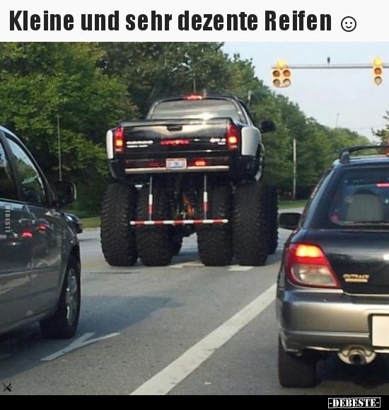 Kleine und sehr dezente Reifen.. - Lustige Bilder | DEBESTE.de