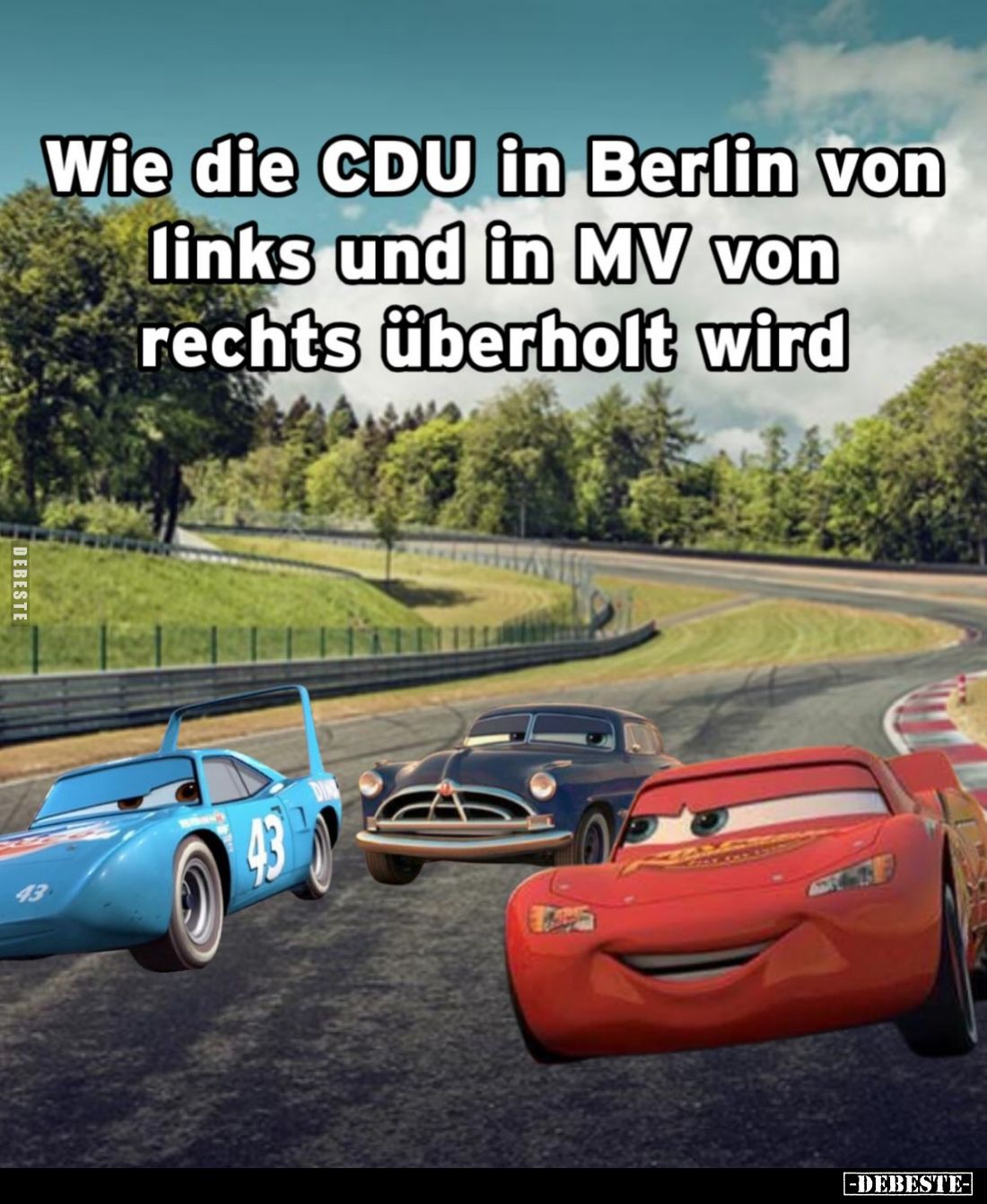 Wie die CDU in Berlin von links und in MV von rechts überholt wird