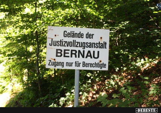 Gelände der Justizvollzugsanstalt.. - Lustige Bilder | DEBESTE.de