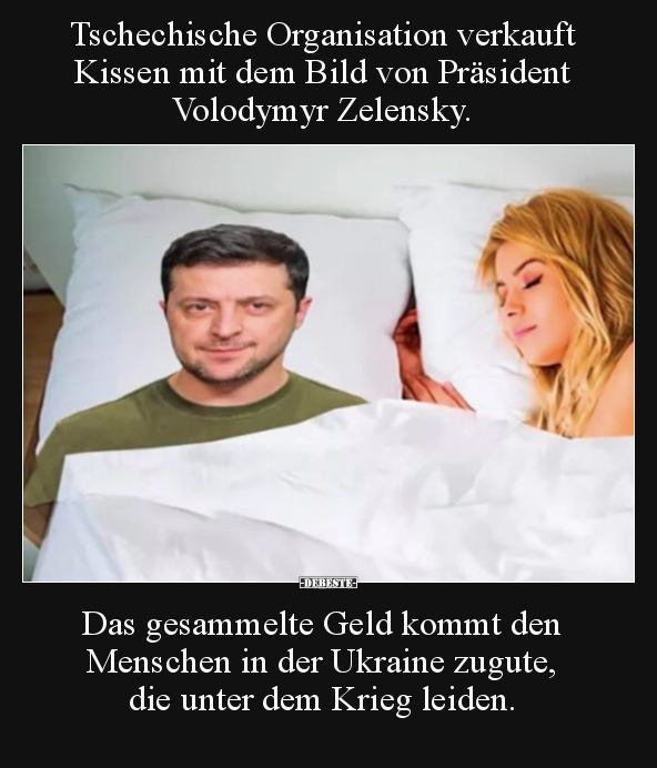 Tschechische Organisation verkauft Kissen mit dem Bild von.. - Lustige Bilder | DEBESTE.de
