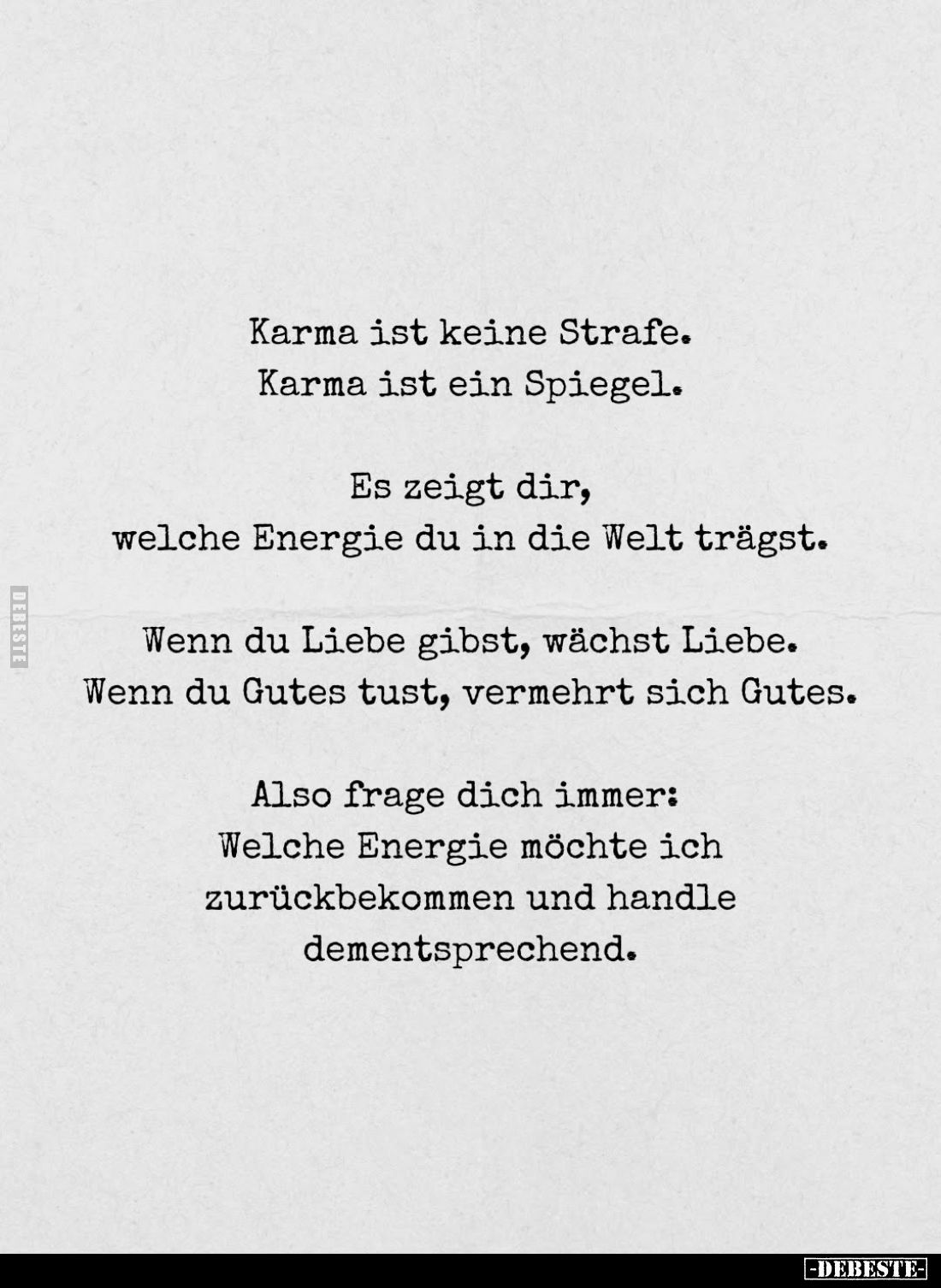 Karma ist keine Strafe.. - Lustige Bilder | DEBESTE.de