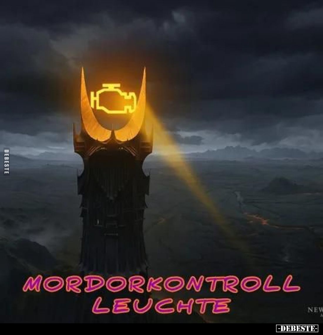Mordorkontrollleuchte