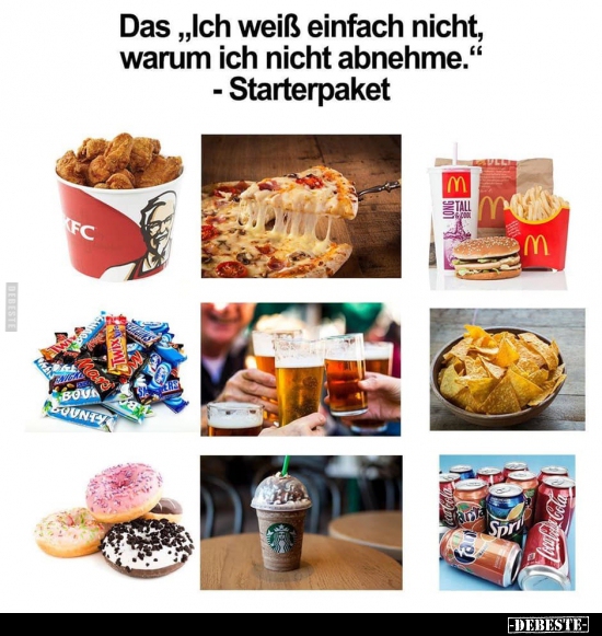 Das "Ich weiß einfach nicht, warum ich nicht abnehme."..