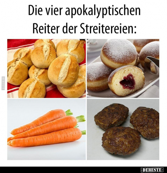 Die vier apokalyptischen Reiter der Streitereien.. - Lustige Bilder | DEBESTE.de