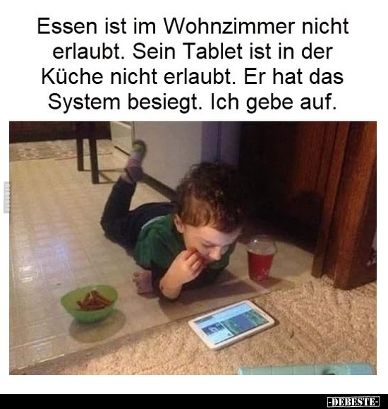 Essen, Wohnzimmer, Tablet, Küche