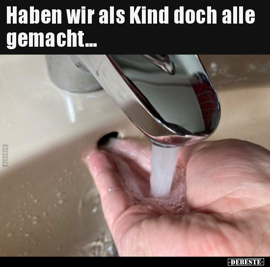 Haben wir als Kind doch alle gemacht... - Lustige Bilder | DEBESTE.de