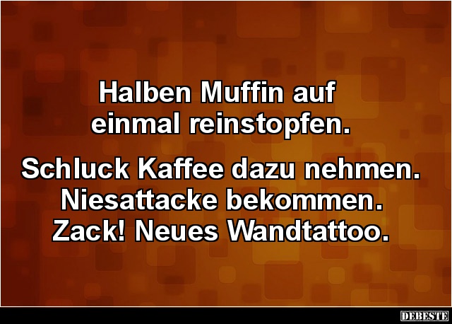 Halben Muffin auf einmal reinstopfen.. - Lustige Bilder | DEBESTE.de
