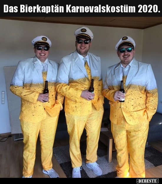 Das Bierkaptän Karnevalskostüm 2020...