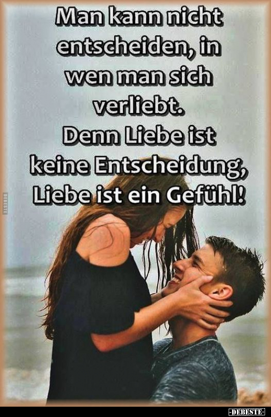 Man kann nicht entscheiden, in wen man sich verliebt.. - Lustige Bilder | DEBESTE.de