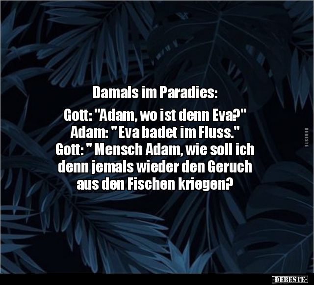 Damals im Paradies.. - Lustige Bilder | DEBESTE.de