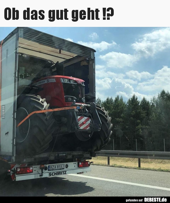 Ob das gut geht !?..