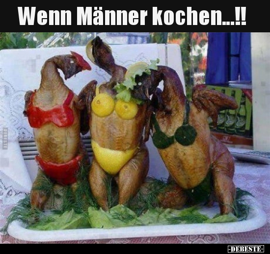 Wenn Männer kochen...!! - Lustige Bilder | DEBESTE.de