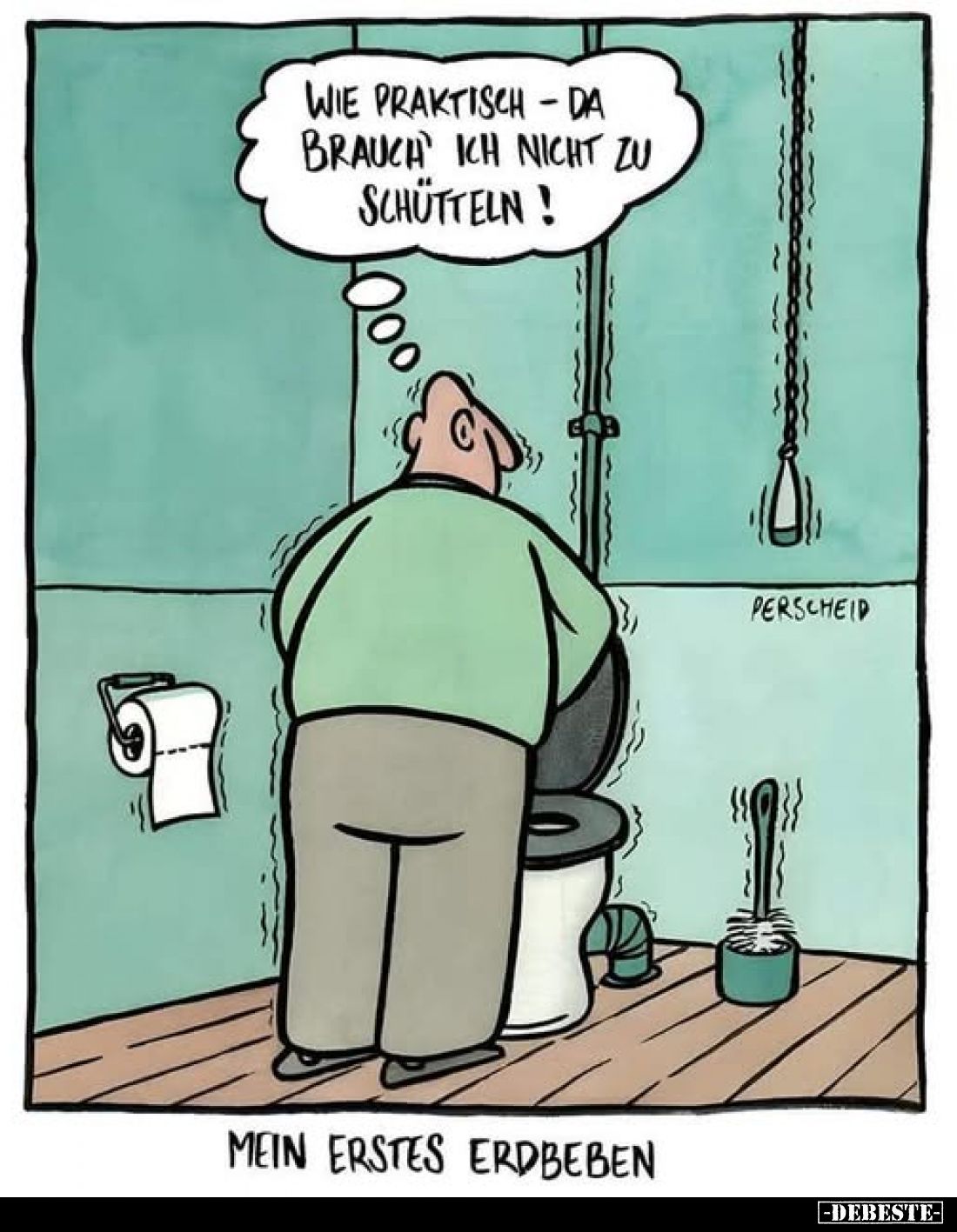 Wie praktisch - da brauch ich nicht zu schütteln!.. - Lustige Bilder | DEBESTE.de