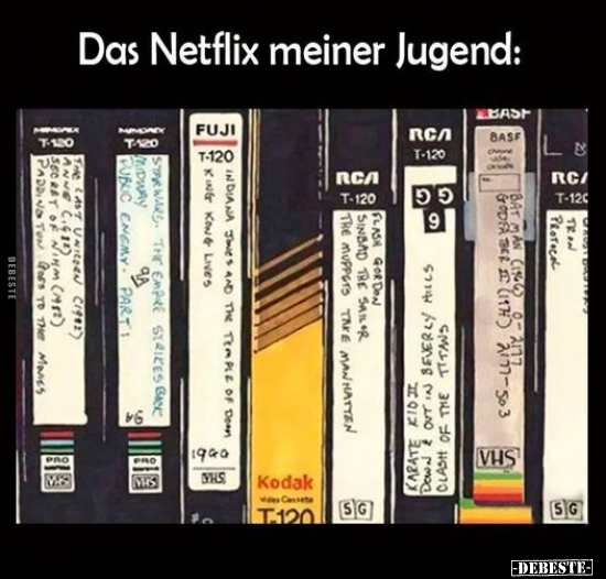 Das Netflix meiner Jugend.. - Lustige Bilder | DEBESTE.de