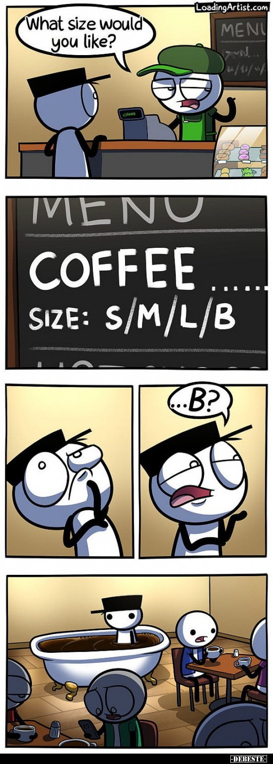 What size would you like?..