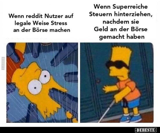 Wenn Reddit Nutzer auf legale Weise Stress an der Börse.. - Lustige Bilder | DEBESTE.de