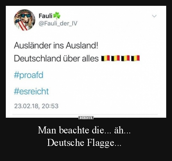 Man beachte die... äh... Deutsche Flagge...  - Lustige Bilder | DEBESTE.de