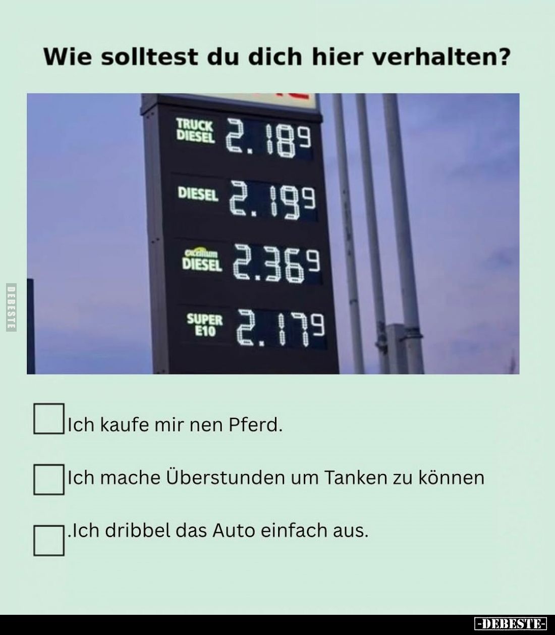Wie solltest du dich hier verhalten?.. - Lustige Bilder | DEBESTE.de