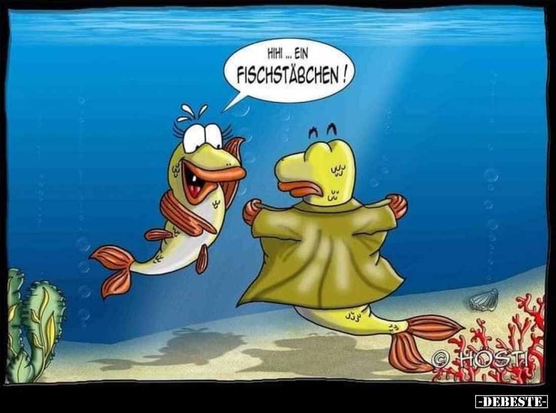 Hihi... ein Fischstäbchen!