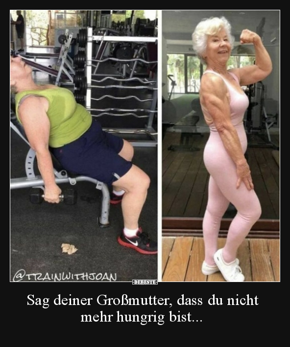 Sag deiner Großmutter, dass du nicht mehr hungrig bist... - Lustige Bilder | DEBESTE.de