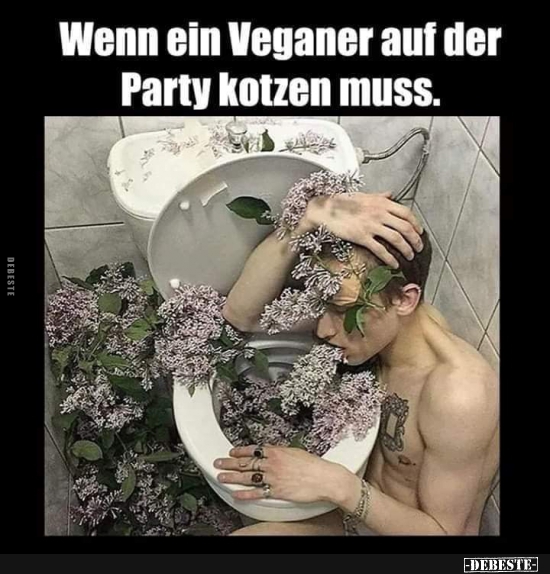 Veganer witze über Vegetarier und