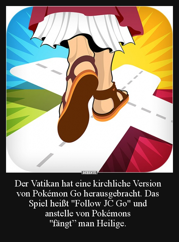 Der Vatikan hat eine kirchliche Version von Pokémon Go.. - Lustige Bilder | DEBESTE.de