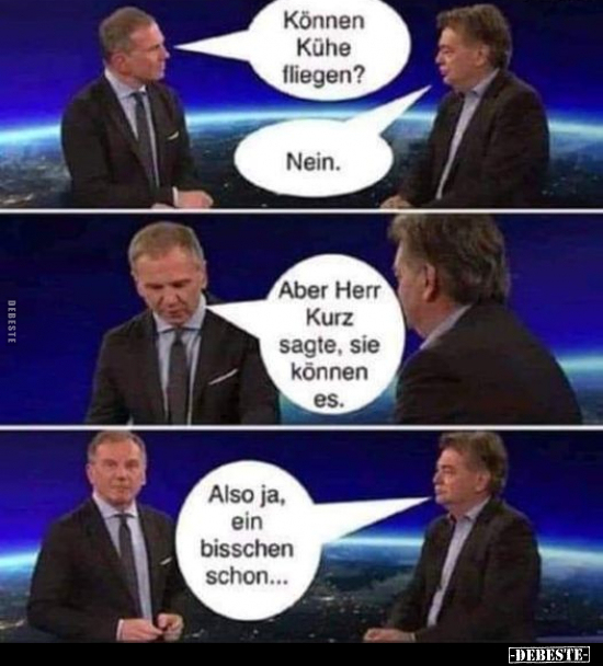 Können Kühe fliegen?..