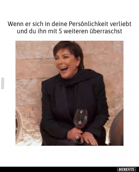 Wenn er sich in deine Persönlichkeit verliebt und du ihn.. - Lustige Bilder | DEBESTE.de